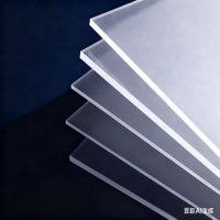 Vente en gros Jiniu Modèle 0100 feuilles acryliques transparentes texturées colorées givrées pour bricolage artisanat meubles lumière diffusant la vie privée