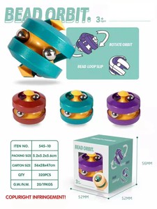 Mới mới lạ 3 4 theo dõi xoay hạt quay bóng ngón tay Cube Gyro đồ chơi quỹ đạo Bead Fidget spinner Đồ chơi - Product Image 6