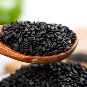 Venta al por mayor de semillas de sésamo negro tostado de 300kg y 500kg personalizables OEM al mejor precio listas para comer secas horneadas - Product Image 3