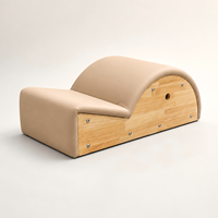 Correcteur de posture Pilates en bois de chêne, baril arqué pour étirements et exercices de rééducation