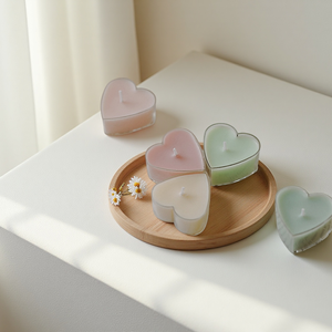 Bougie chauffe-plat domestique sarcelle pour les mariages décoration de la maison anniversaires noël nouvel an cire d'abeille cire de soja cire de paraffine Gel cire - Product Image 5