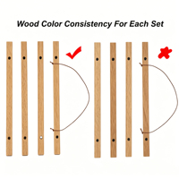 Marco para Colgar Mapas Vintage, Pósteres de Gran Tamaño, Colgador de Madera Maciza con Decoración de Pared Magnética Personalizada Hecha a Mano, OEM ODM