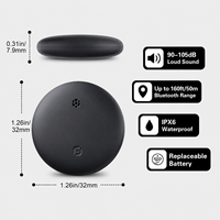 Traceur intelligent Google Find My Device AirTag pour animaux de compagnie, localisateur GPS mondial MFI, pour portefeuille, carte, sac, clés, compatible iOS Android, anti-plastique