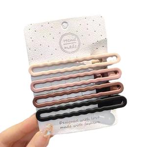 Pinza de pelo antideslizante tipo pico de pato para moños laterales grandes, pinza para el pelo de la frente y pinzas para flequillo lateral. - Product Image 2