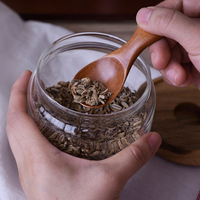 Solid Wood Bath Scoop,Handmade Utensil Kitchen Spice Salt Scoops