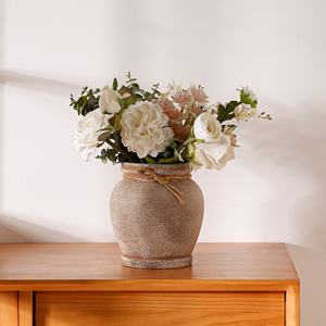 <span class=keywords><strong>Vaso</strong></span> decorativo artigianale in ceramica Vintage <span class=keywords><strong>per</strong></span> casa e giardino, soggiorno, ingresso, decorazione da scaffale - Product Image 4