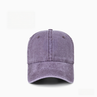 Casquettes de baseball vintage vierges non structurées en gros, avec logo brodé 3D personnalisé, en coton délavé, style Dad Hat, Fruit