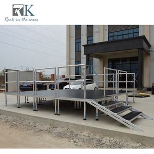 Scène modulaire à cadre en aluminium, plateforme stable à charge lourde, scène extérieure - Product Image 2