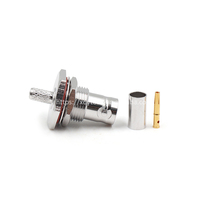 XINQY conector de mamparo hembra impermeable RF Coaxial BNC de alta calidad Modelo para LMR240 LMR200 RG142 bajo