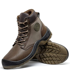 Stivali da lavoro di sicurezza con punta in acciaio leggero da uomo applicazione di fabbrica invernale scarpe sportive traspiranti - Product Image 1