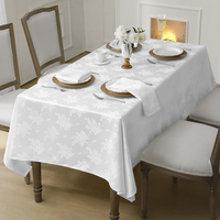 WML102 Nappe Rectangulaire en Coton et Lin de Luxe, Design Personnalisé, Simple et de Haute Qualité, pour Hôtels et Restaurants