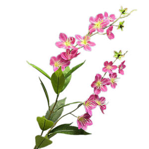 كليرودندروم واليتشي الاصطناعي المصنوع يدويًا ، فرع زهور مطبوع ثلاثي الأبعاد ، شوكتان ، جلوريبور ، 14 رأسًا معلقة الياسمين - Product Image 1