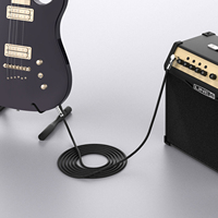 Fast Delivery Guitar Cable 10ft 3m Electric Instrument Cable Bass AMP Cord for Electric Guitar Bass Electric Mandolin Pro Audio