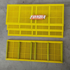 नए औद्योगिक रैखिक कंपन स्क्रीन पॉलीयूरेथेन सिविंग मशीन अयस्क पानी और तरल सिविंग के लिए निर्माण के लिए - Product Image 4