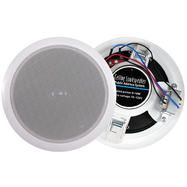 High-End 6 Inch Power 10W Indoor PA System Amplifier Durable Single AC Stage Public Address Systems with Subwoofers