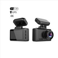 Caméra embarquée 4K à double objectif avec écran IPS 2,45 pouces, boîte noire de voiture 1080P, enregistreur de conduite avec vision nocturne, WiFi et GPS, la plus vendue