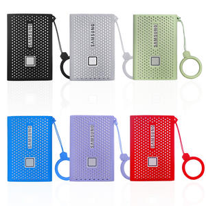Housse de protection en silicone pour disque <span class=keywords><strong>SSD</strong></span> externe portable <span class=keywords><strong>Samsung</strong></span> T7 <span class=keywords><strong>Touch</strong></span> 500 Go 1 To 2 To - Product Image 1