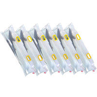 Sac en plastique d'emballage d'aquarium de poissons vivants Transparent avec fermeture à glissière et poignée sac de Transport Portable d'oxygène gonflable