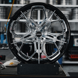 Jantes NJQS personnalisées en deux parties pour voitures de course, 18, 19, 20, 21, 22, 23, 24 pouces, 5x114.3, 5x120, 5x112 pour Audi R8, A8, BMW, Benz <span class=keywords><strong>E55</strong></span> - Product Image 3