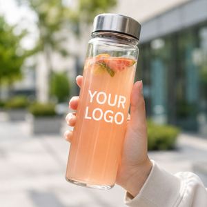 Bouteille d'eau en Tritan Ecozen anti-fuite sans BPA 350ml/500ml avec couvercle métallique, logo personnalisé pour cadeaux d'entreprise et marques de bien-être (vente en gros) - Product Image 5