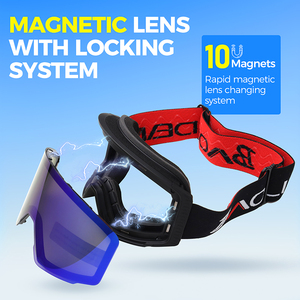 <span class=keywords><strong>Gafas</strong></span> de Esquí Ligeras con Doble Cristal Térmico, Protección UV400, Antivaho, para Clima Frío Extremo y Esquí de Travesía - Product Image 4