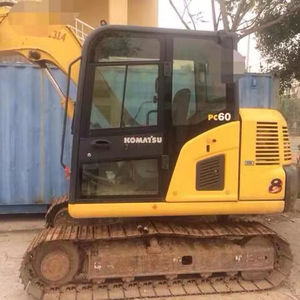Excavatrice Komatsu PC60 d'occasion à haute efficacité, mini pelle sur chenilles de 6 tonnes, forte force de creusement à des prix abordables - Product Image 1