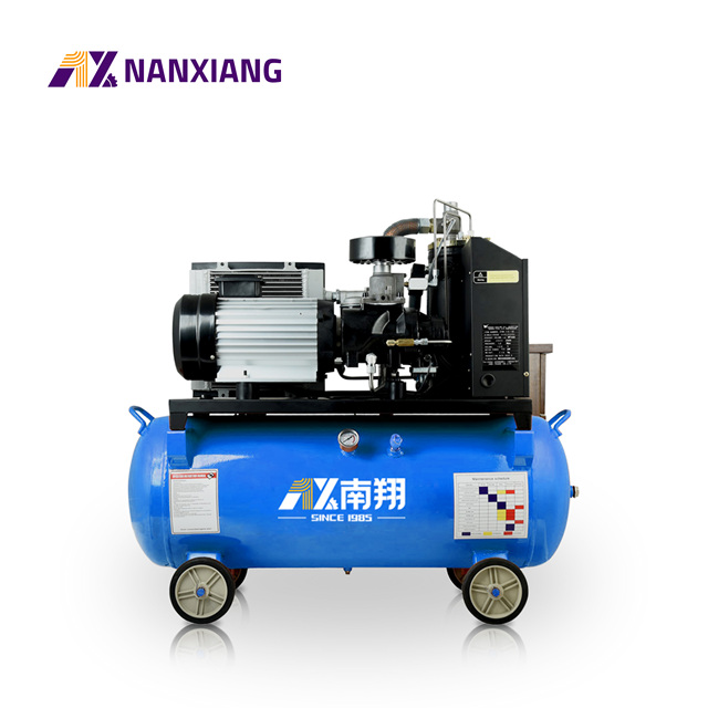 Nanxiang Home Small Mini Screw Air Compressor With 200l Air Tank for Car 7.5kw 10hp Portable Industrial Air Compressors