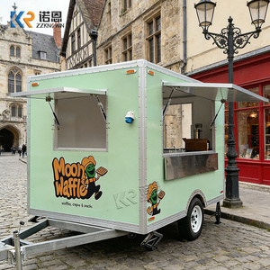Camion à gaufres au <span class=keywords><strong>prix</strong></span> d'usine, remorque alimentaire mobile à gaufres de 3 m avec système d'eau et prise EU - Product Image 4