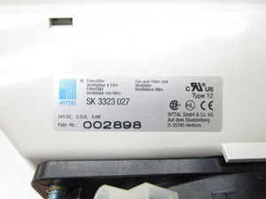 พัดลมระบายอากาศแบบแกนหมุนพร้อมชุดกรอง SK 3323.027 ใช้ลูกปืน 24V DC 8.0W สำหรับตู้ไฟฟ้า Rittal - Product Image 5