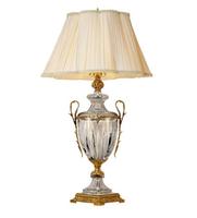 Lampe de table en laiton moderne haut de gamme d'inspiration européenne tout en cuivre Villa Palace Design AC Power Trophy Shape for Living Room