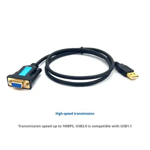<span class=keywords><strong>Usb</strong></span> cổng nối tiếp Cáp 9-pin <span class=keywords><strong>RS232</strong></span> vàng-mạ PVC Áo khoác DB9 Nam Nữ adapter Braid cho máy tính tùy chỉnh bán buôn đơn đặt hàng - Product Image 5