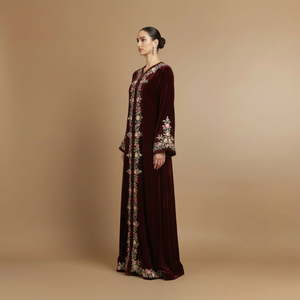 कढ़ाई अबाया वेववेट बाया 2026 हॉट बिक्री दुबई लक्जरी मुस्लिम महिलाओं के लिए मामूली फैशन और प्रार्थना - Product Image 2