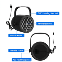 Projecteur LED Ultra HD pour les fêtes, lampe de projection paysagère, indice de protection IP33, garantie de 2 ans, pour les fêtes de Noël en intérieur/extérieur