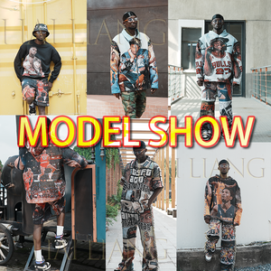 Felpa con Cappuccio Oversize Premium da Uomo in Stile Arazzo Jacquard Personalizzabile <span class=keywords><strong>Anime</strong></span> di Produzione Artigianale - Product Image 6