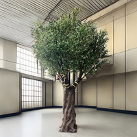 Arbre artificiel faux olivier intérieur olivier faux arbre pour la décoration de paysage dans les centres commerciaux hôtels projets d'aménagement paysager
