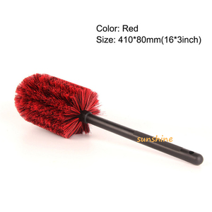 Kit de Cepillo de Lavado de Autos de Cerdas Duras de 16 Pulgadas, Productos de Limpieza Detallada para Autos, Motor de Motocicleta, Llanta, Cubo de Rueda, Herramienta de Cuidado Automotriz - Product Image 4