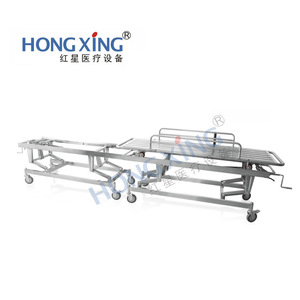 Carro de Transferencia Quirúrgica de Acero Inoxidable Hong Xing 3600*570*550-780mm, Cama de Transporte Médico Elevable para Uso Hospitalario y Ambulatorio - Product Image 1