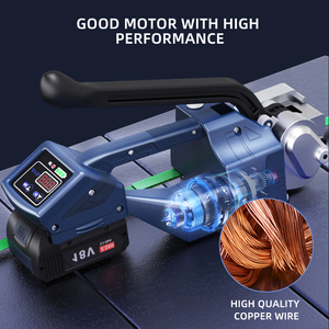 Herramienta de envoltura eléctrica de cuero, portátil, automática, correa de plástico <span class=keywords><strong>pet</strong></span>/pp, flejadora de batería - Product Image 3