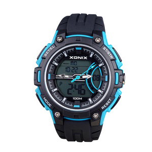 Xonix vh पुरुषों की उच्च गुणवत्ता वाले एनालॉग-डिजिटल खेल देखते नए आगमन कार्टून डिजाइन <span class=keywords><strong>10</strong></span> एटम वाटर प्रतिरोधी सिलिकॉन बैंड अलार्म - Product Image 3