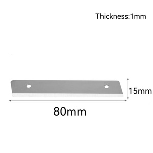 ใบมีดเครื่องตัดเนื้อไก่สแตนเลสขนาด 100x10x0.6 มม. - Product Image 3