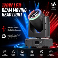 AOPU Nouvelle Conception Projecteur de Scène LED Mobile Connectable Étanche 120W avec Anneau LED