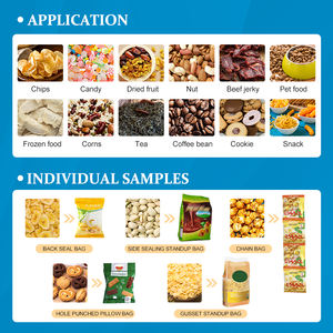 Máquina de envasado multifunción para alimentos, arroz, champiñones shiitake, copos de maíz, gránulos, máquina de envasado automática VFFS - Product Image 2