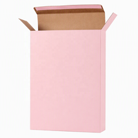 Boîte d'expédition personnalisée en carton ondulé imprimé, colorée, tailles variées, recyclable pour les entreprises de vente au détail et les marques
