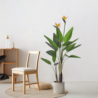 Décoration intérieure, plante artificielle en palmier Areca de 5 pieds en pot, plastique écologique, ignifuge, décorations de plantes artificielles pour la maison