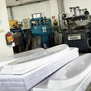 China Oem Tamaño grande Acrílico Abs Plástico Servicios de formación al vacío Moldeo de plástico personalizado Pieza de vacío