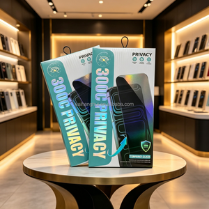 180 °   Película Protectora para Teléfono con Pegamento Completo, Empaque en Caja 3D, Impresión Personalizada, Caja Todo en Uno para Cristal Templado con Adhesivo Completo - Product Image 1