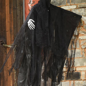 Fournitures de Fête d'Halloween et de Pâques en Gros à Prix d'Usine : Accessoires pour Bar, <span class=keywords><strong>Maison</strong></span> <span class=keywords><strong>Hantée</strong></span>, Salle d'Évasion, Fournitures de Farces, Déguisement Sans Visage Activé par le Son - Product Image 4