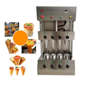 Máquina para hacer conos de pizza de panadería para fabricantes de hornos y vitrinas de paraguas y conos en espiral