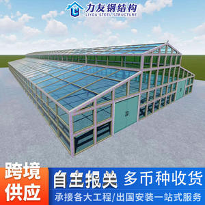 Fábrica de estructuras de acero al carbono para proyectos de auditorios canadienses, procesamiento de almacenes, casas de vacaciones, supermercados y edificios de gran altura - Product Image 1