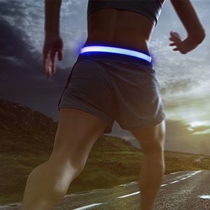 Malla portátil para montar en motocicleta, lámpara luminosa LED con recarga USB, cinturón de cintura para entrenamiento, correr y Deportes - Product Image 3